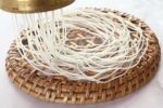 idiyappam plates, idiyappam thattu, string hopper plates, palm leaf idiyappam thattu, bamboo idiyappam plates, string hopper plate