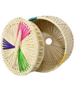 palm leaf box, palm leaf jewellery box, palm leaf handmade products, palm leaf